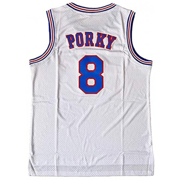 #8 Porky Pig Space Jersey 90s Mens Basketball Jersey Party Shirts