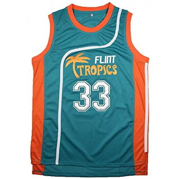 AIFFEE Moon 33" Flint Tropics Basketball Jersey S-XXXL Green 90S Hip Hop Clothing Party Stitched Letters Numbers