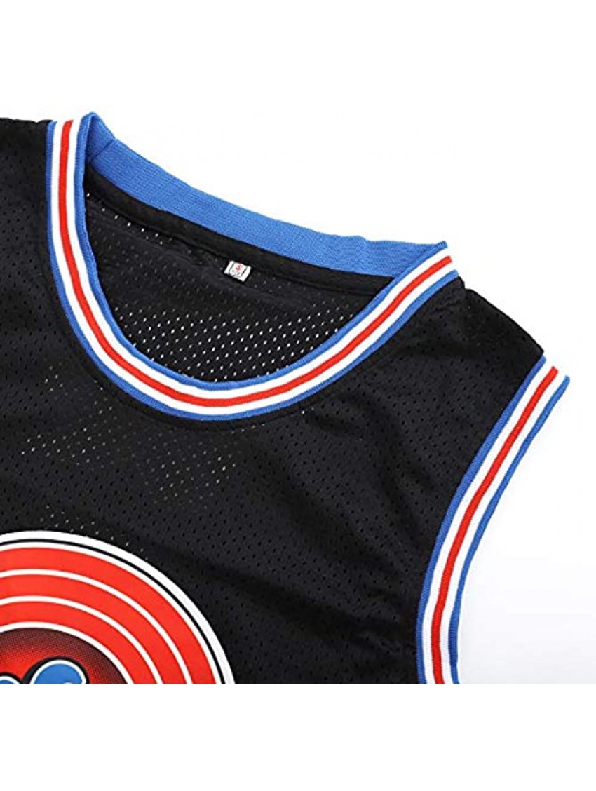 Chic Joias Mens #23 Space Movie Jersey Stitched Basketball Jersey 90s Hip Hop Clothing for Party