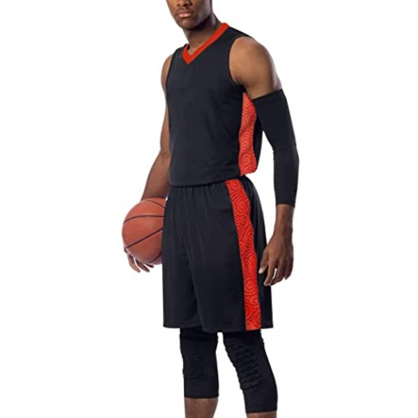 COOFANDY Men's Basketball Jersey and Short Set Outfit 2 Piece Mesh Team Uniform Sport Shirts Set