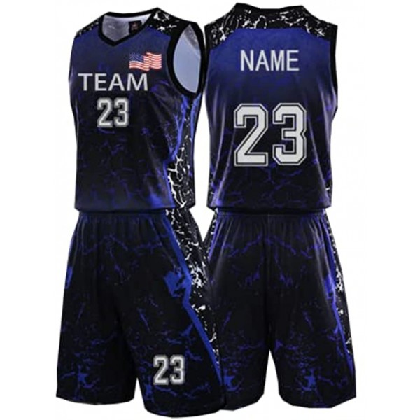 Custom Basketball Jersey for Boys&Men with Name Number Team Logo