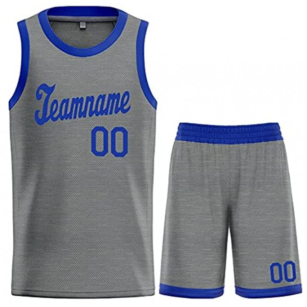 Custom Men Youth Basketball Jersey Shorts Uniform 90S Hip Hop Stitched or Printed Name Number Sportswear