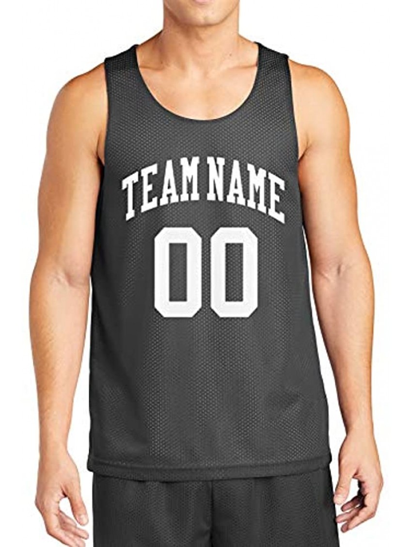 Custom Reversible Basketball Jersey Front and Back