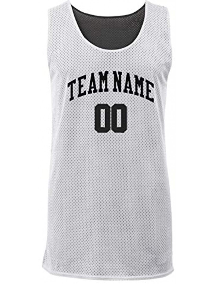 Custom Reversible Basketball Jersey Front and Back