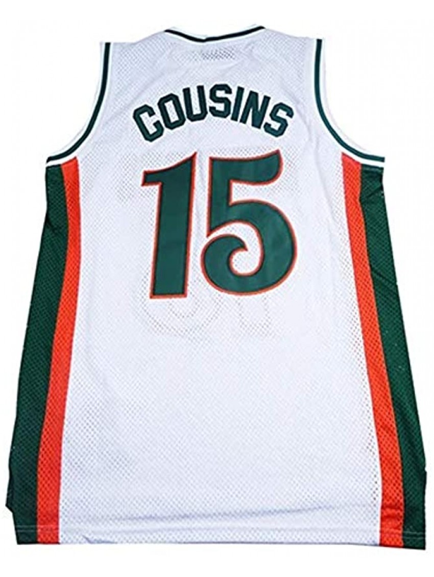 Demarcus Cousin #15 Custom High School Basketball Jersey