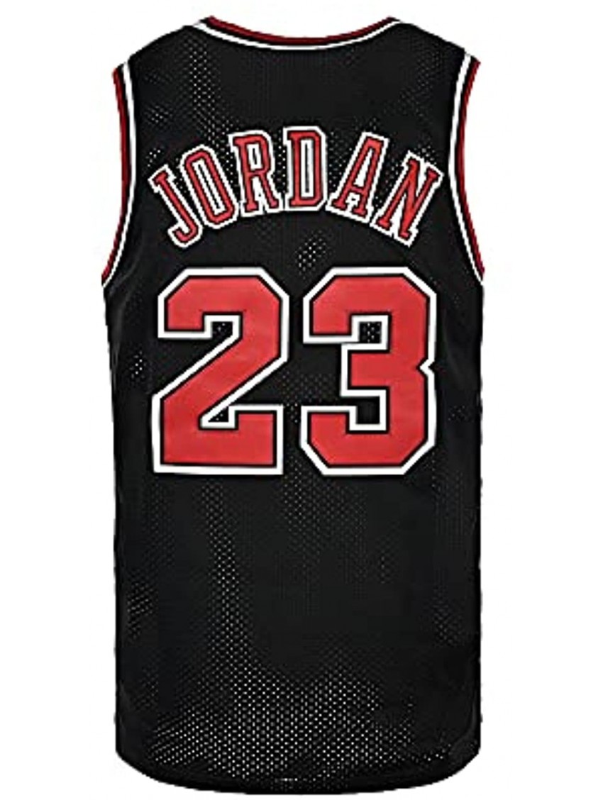 Genius 23#Youth Adult Basketball Jersey,Handsome,Breathable,Quick-Drying,Comfortable Hip-hop Party White,Black red S-XXL.
