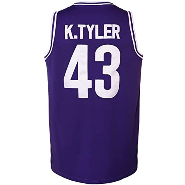 Kenny Tyler #43 Man K.Tyler Movie Basketball Jersey Purple