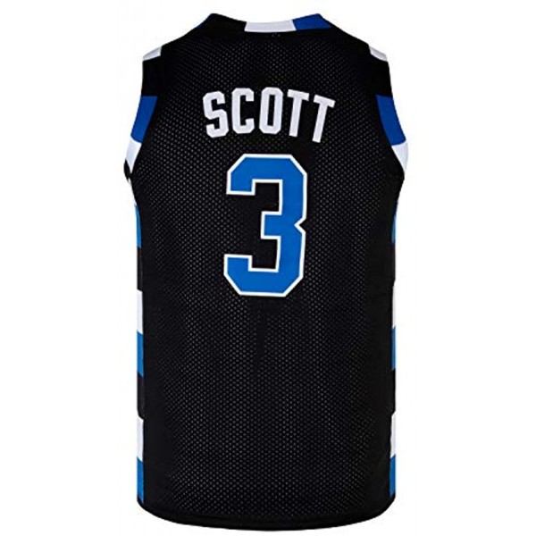 Mens Basketball Jersey #3 Lucas Scott Movie Sports Jersey Shirts Black