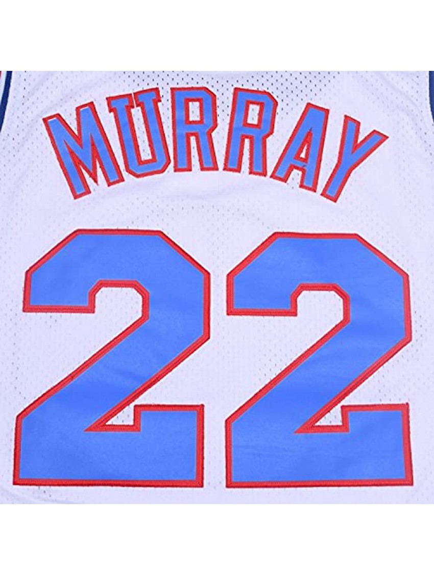 Mens Basketball Jerseys Movie 90s #22 Bill Murray Space Shirts Hiphop Party Clothing