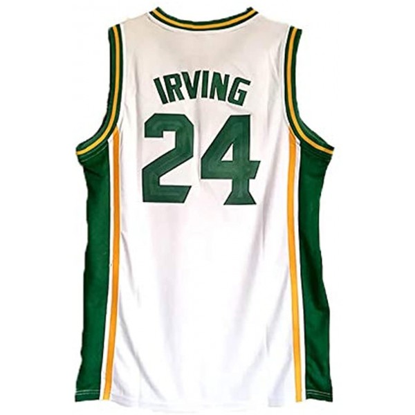 Qimei Kyrie #24 Stitched Men's High School Basketball Jersey