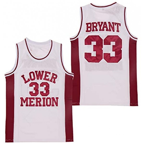 Your Team Men's Basketball Jersey #33 Stitched Lower Merion High School Jersey