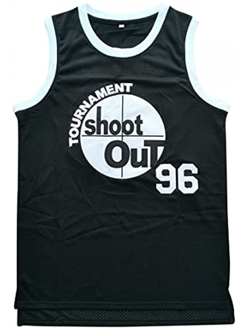 ZYY Birdie 96 Tournament Shootout Basketball Jersey Stitched Sport Movie Jersey Black S-3XL