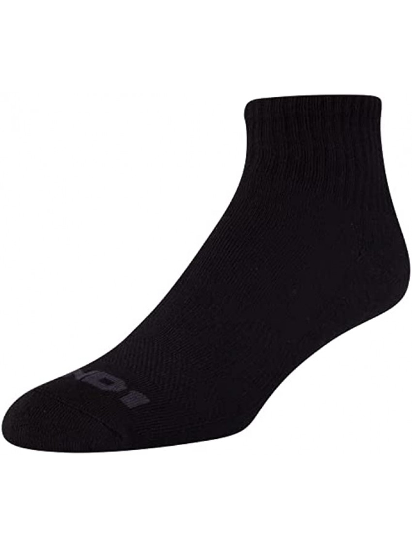 AND1 Men's Athletic Arch Compression Cushion Comfort Quarter Cut Socks 12 Pack