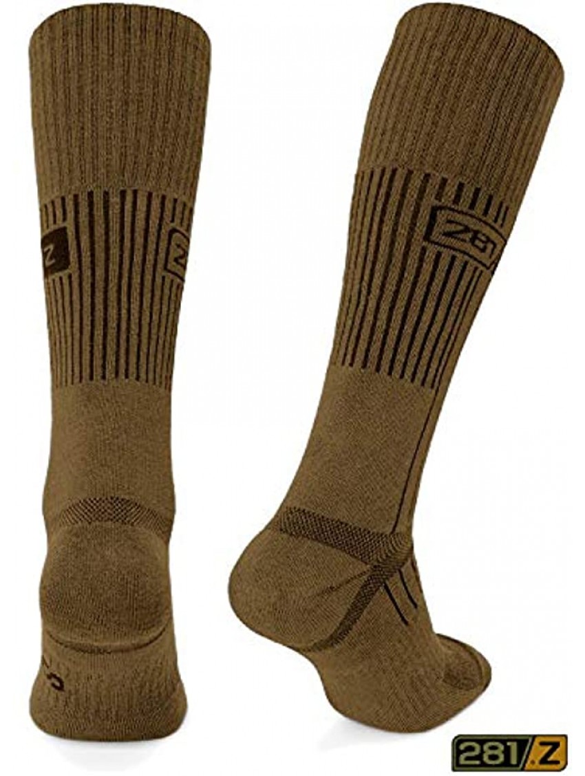 Army Demi Season Breathable Over The Calf Uniform Boot Socks Coyote Brown