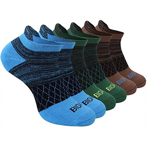 BIOAUM Cushioned Men's Ankle Socks Size 10-13, 6 Pairs Cotton Athletic  Sport Breathable Low Cut Socks for Running Clothing, Shoes & Jewelry -  B09N6K7GDL