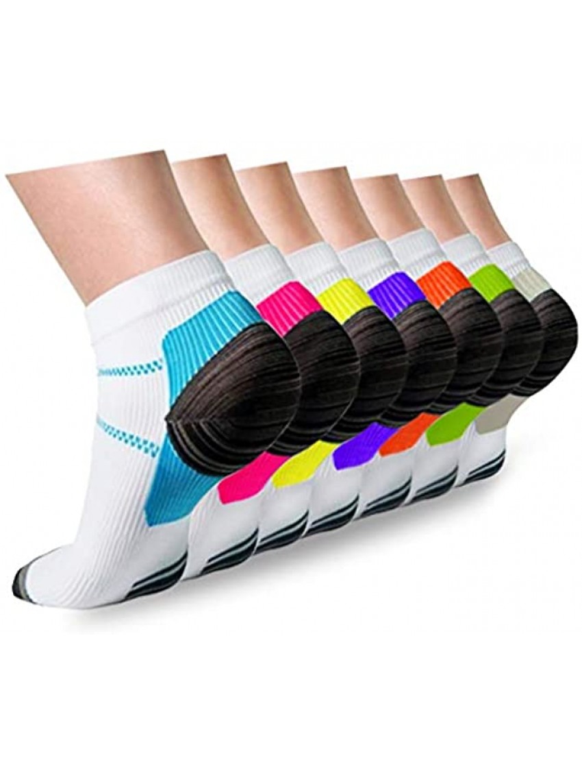 Compression Socks Plantar Fasciitis for Women Men 8-15 mmHg Best for Athletic,Support,Flight Travel,Nurses,Hiking