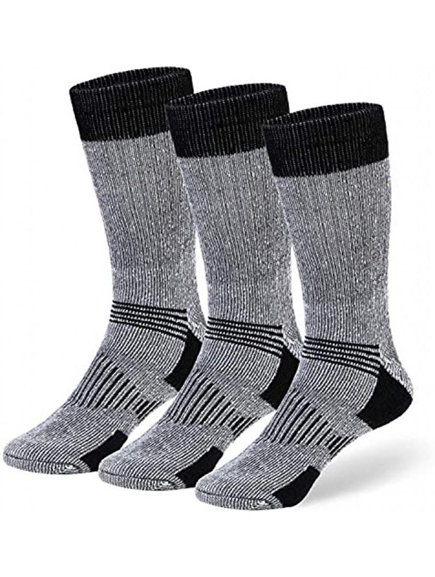 COZIA Wool Socks 80% Merino Men’s and Women’s Warm Thermal Boot Socks 3 Pairs