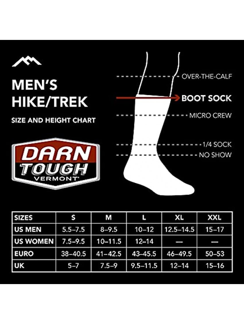 Darn Tough Light Hiker Micro Crew Light Cushion Socks Men's