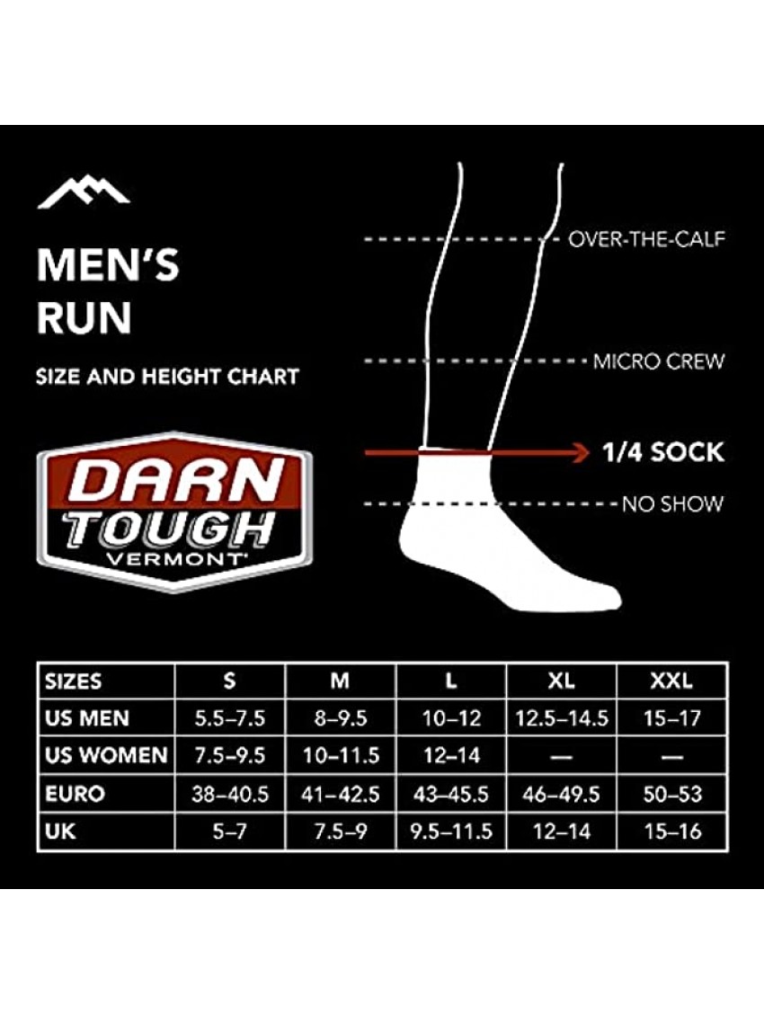 Darn Tough Men's 1 4 Lightweight Sock