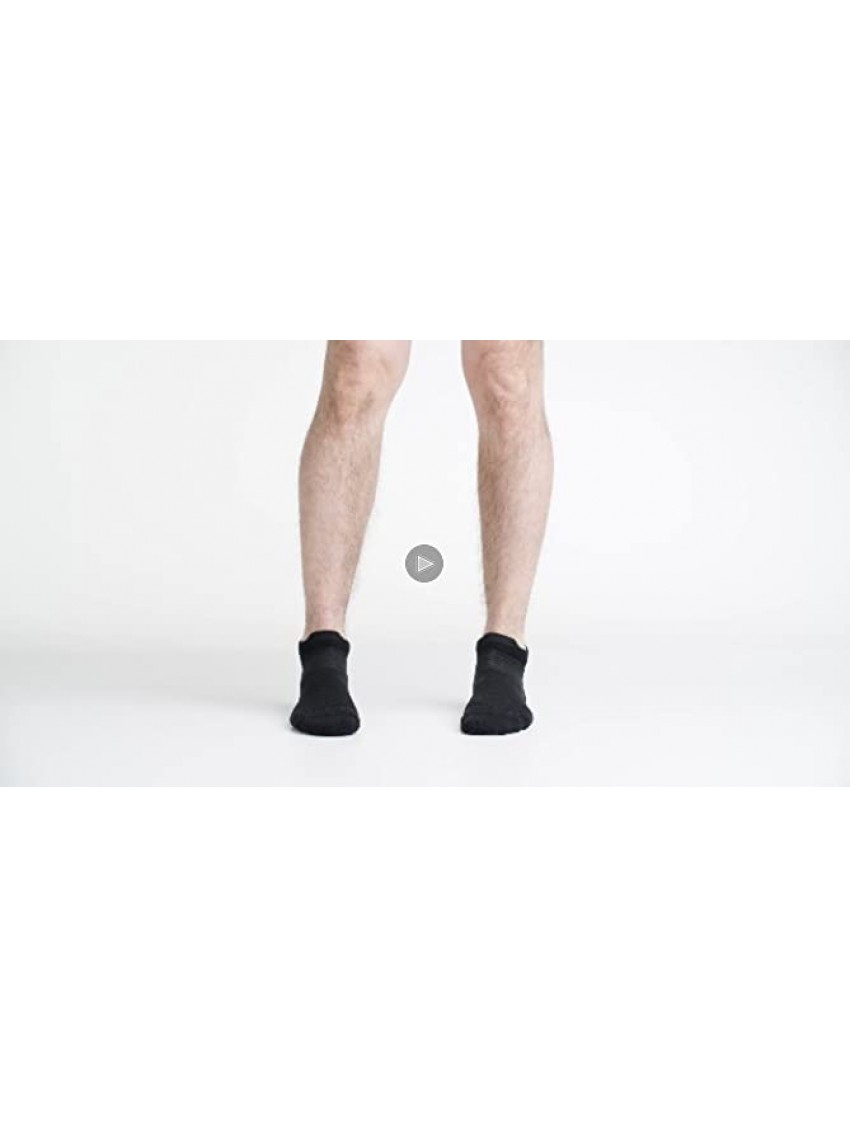 Darn Tough Style 1039 Men's No Show Tab Ultra-Lightweight with Cushion Run Sock
