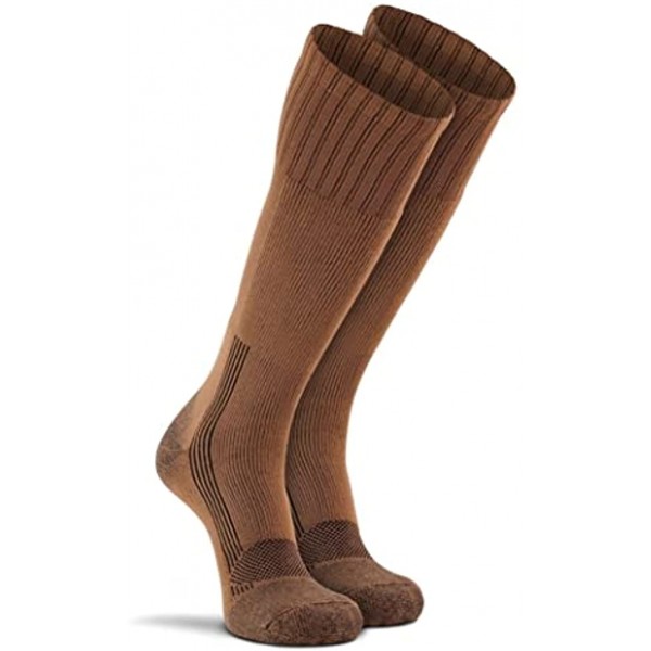Fox River Men's Wick Dry Maximum Mid Calf Military Sock 3 Pack Coyote Brown