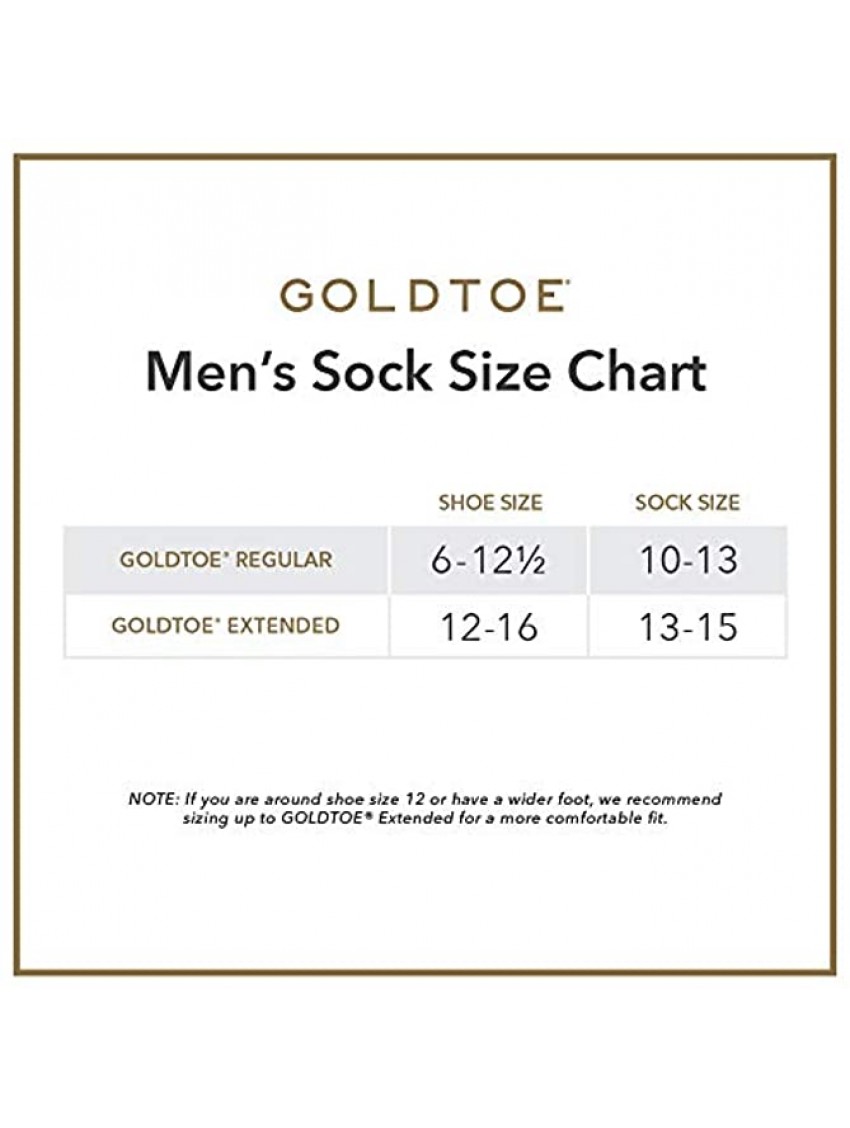 Gold Toe Men's 656p Cotton Quarter Athletic Socks Multipairs