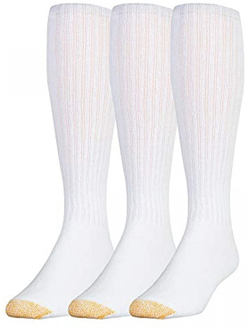 Gold Toe Men's Ultra Tec Performance Over-The-Calf Athletic Socks Multipairs