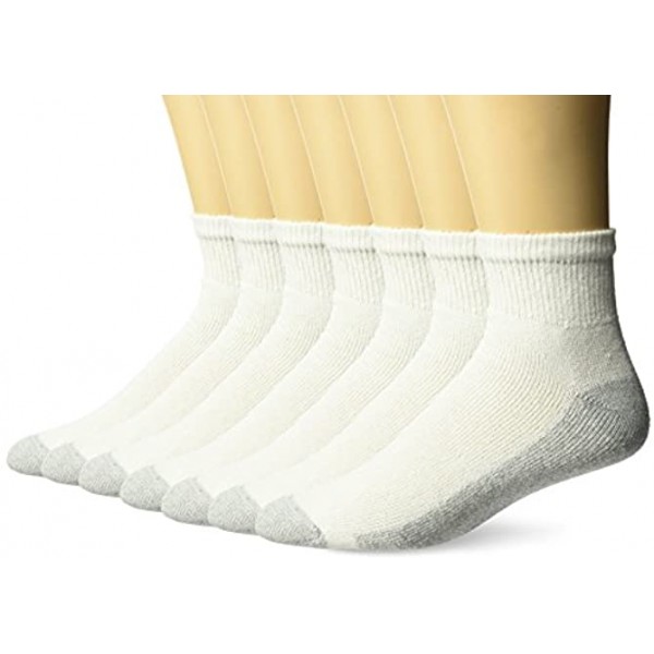 Hanes Men's Ankle Socks 7-Pack Includes 1 Free Bonus Pair