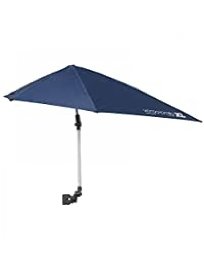 Mac Sports Mac Wagon WTC-145 Black & Sport-Brella Versa-Brella XL Midnight Blue All Position Umbrella with Clamp Midnight Blue