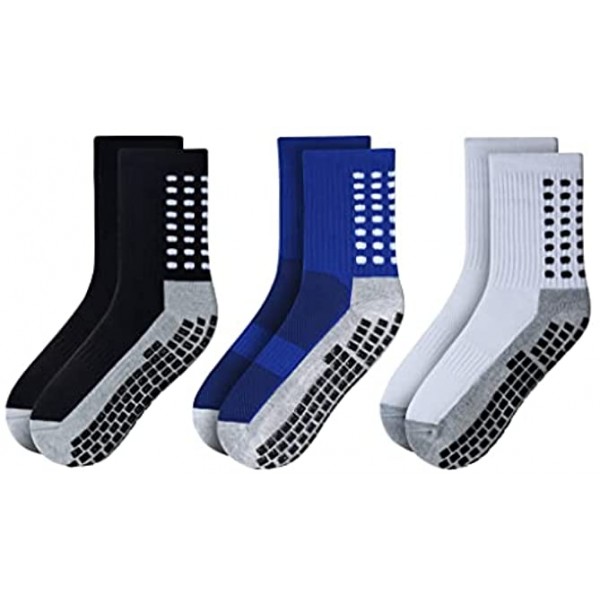 RATIVE Anti Slip Non Skid Slipper Hospital Socks with grips for Adults Men Women