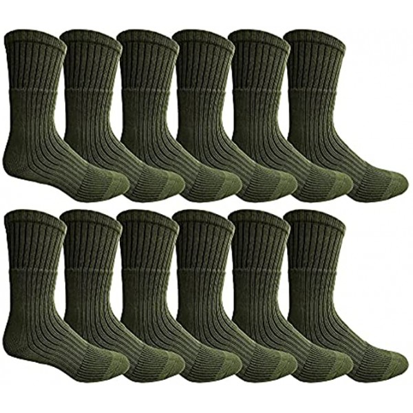 Yacht & Smith Men's Army Socks Military Grade Socks Size 10-13