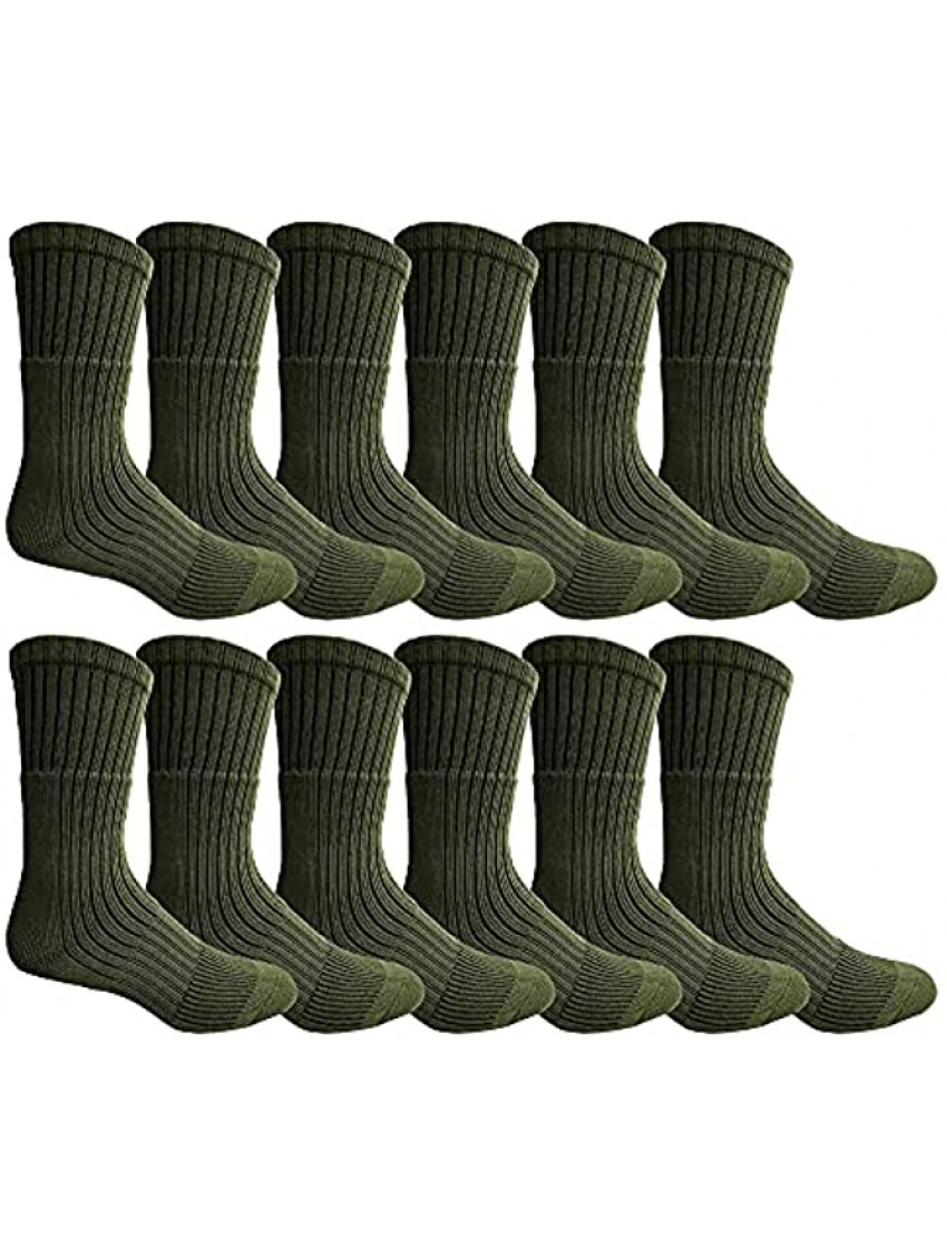 Yacht & Smith Men's Army Socks Military Grade Socks Size 10-13