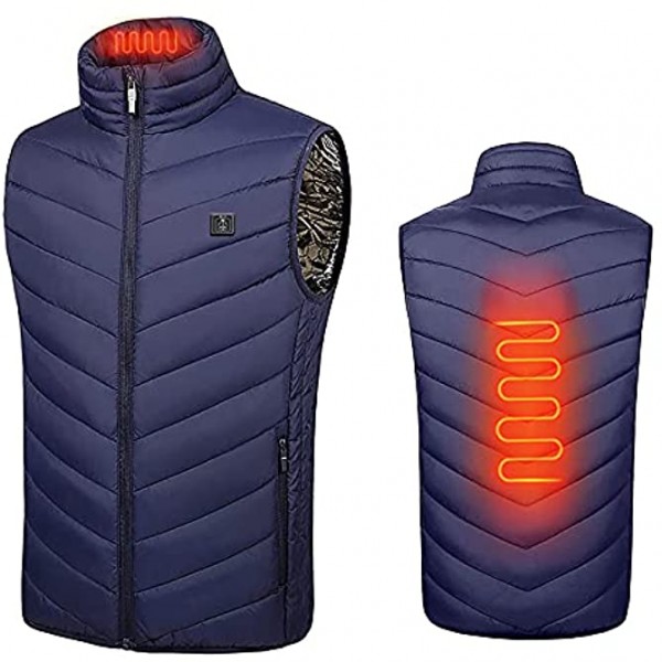 Kanzd Heated Vest for Men Women Electric Heated Vest with Battery Pack Included Dual Adjustable Winter Warm Heated Clothing