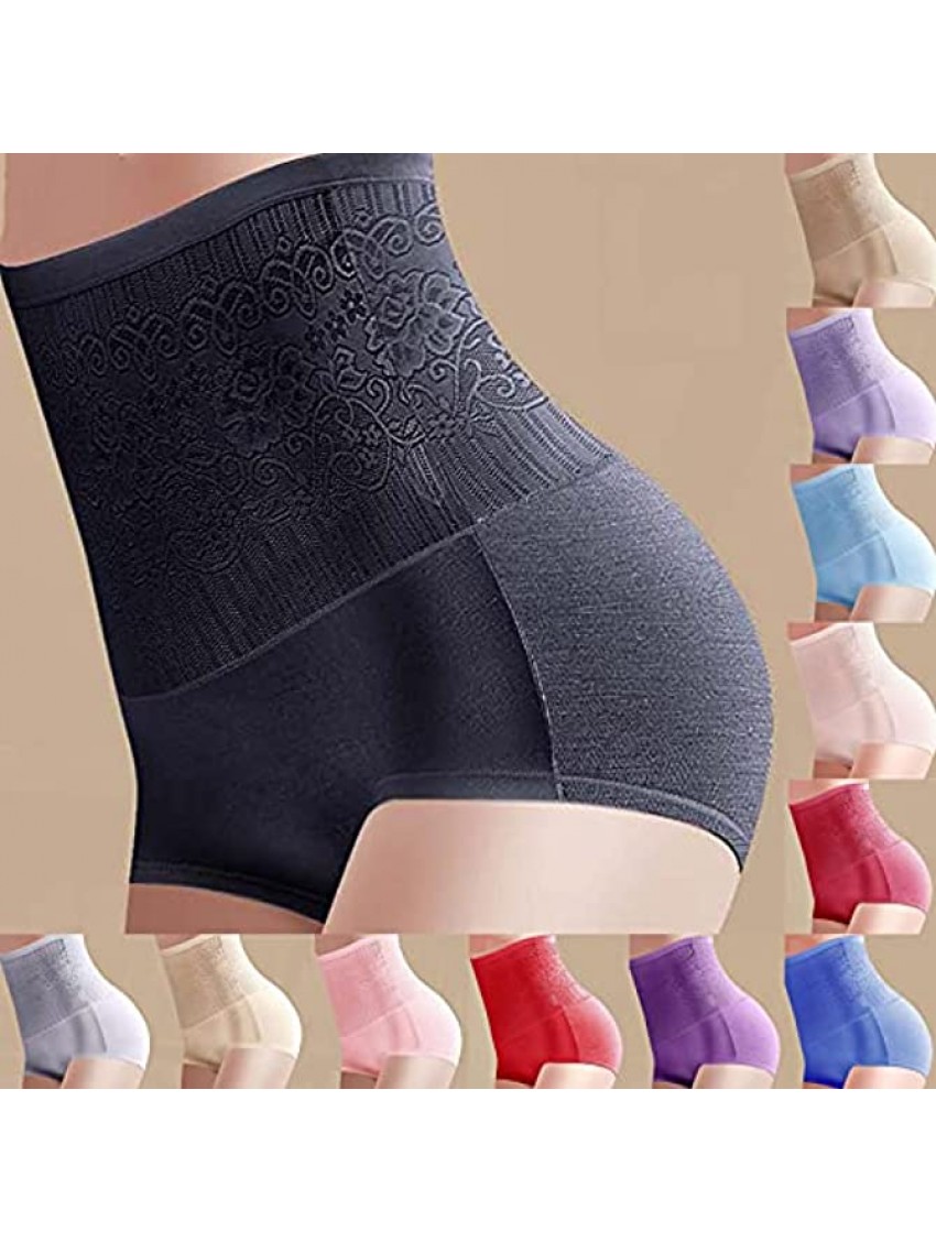 Kanzd Shapewear for Women High-Waisted Body Shaper Shorts Tummy Control Power Short Butt Lifter Pants Waist Trainer Pants
