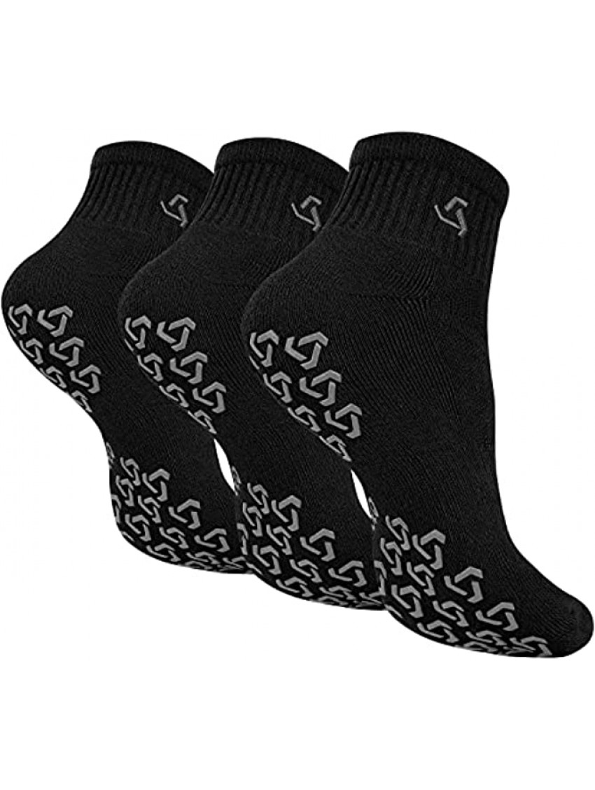Anti-Skid Socks With Grips Non Slip Socks Ideal For Pilates Yoga Exercise