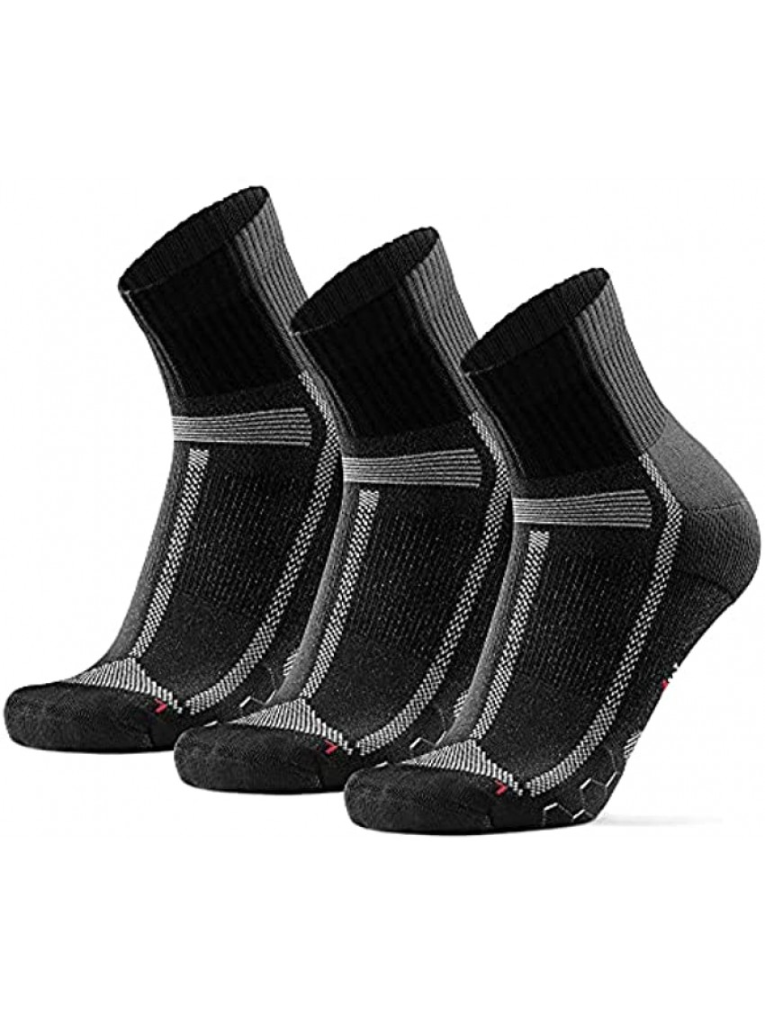 DANISH ENDURANCE Running Socks for Long Distances 3 Pack for Men & Women Anti-Blister Arch Support Cushioned