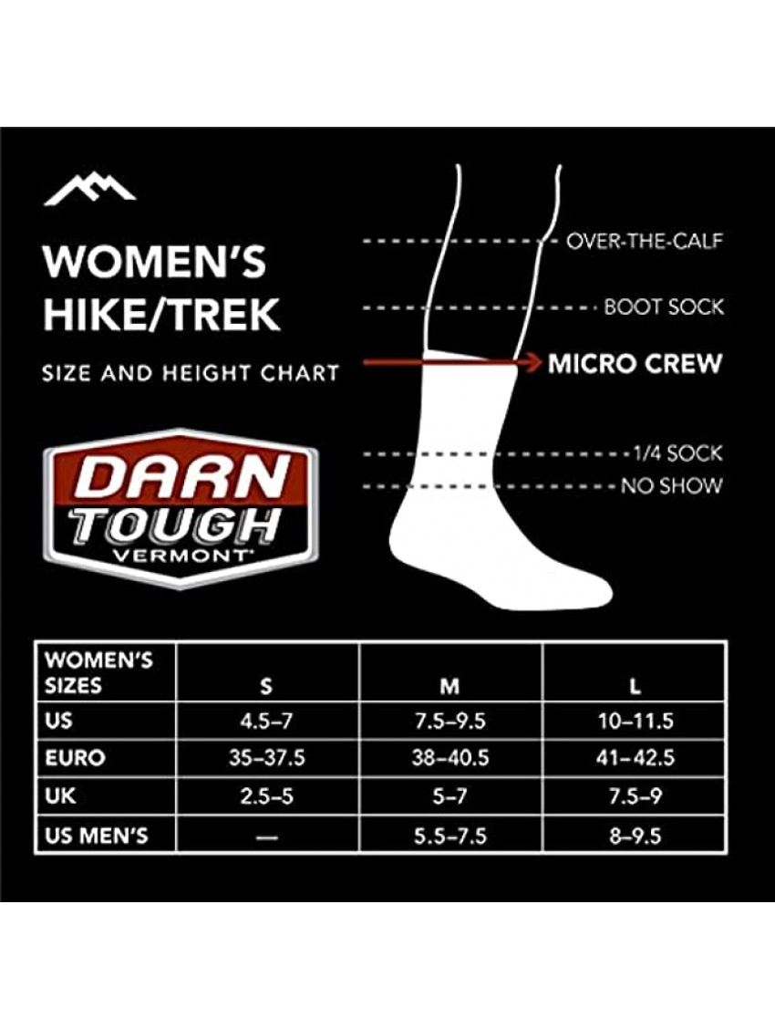 Darn Tough Micro Crew Light Cushion Sock Women's