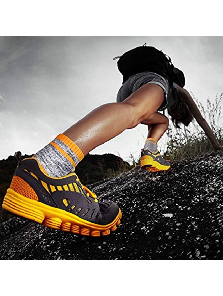 Hiking Walking Socks For Women FEIDEER Multi-pack Outdoor Recreation Socks Moisture Wicking Crew Socks