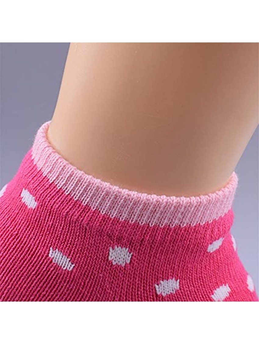 HONOW Women's Low Cut Toe Socks Ankle Cotton Running SocksPack of 5 6