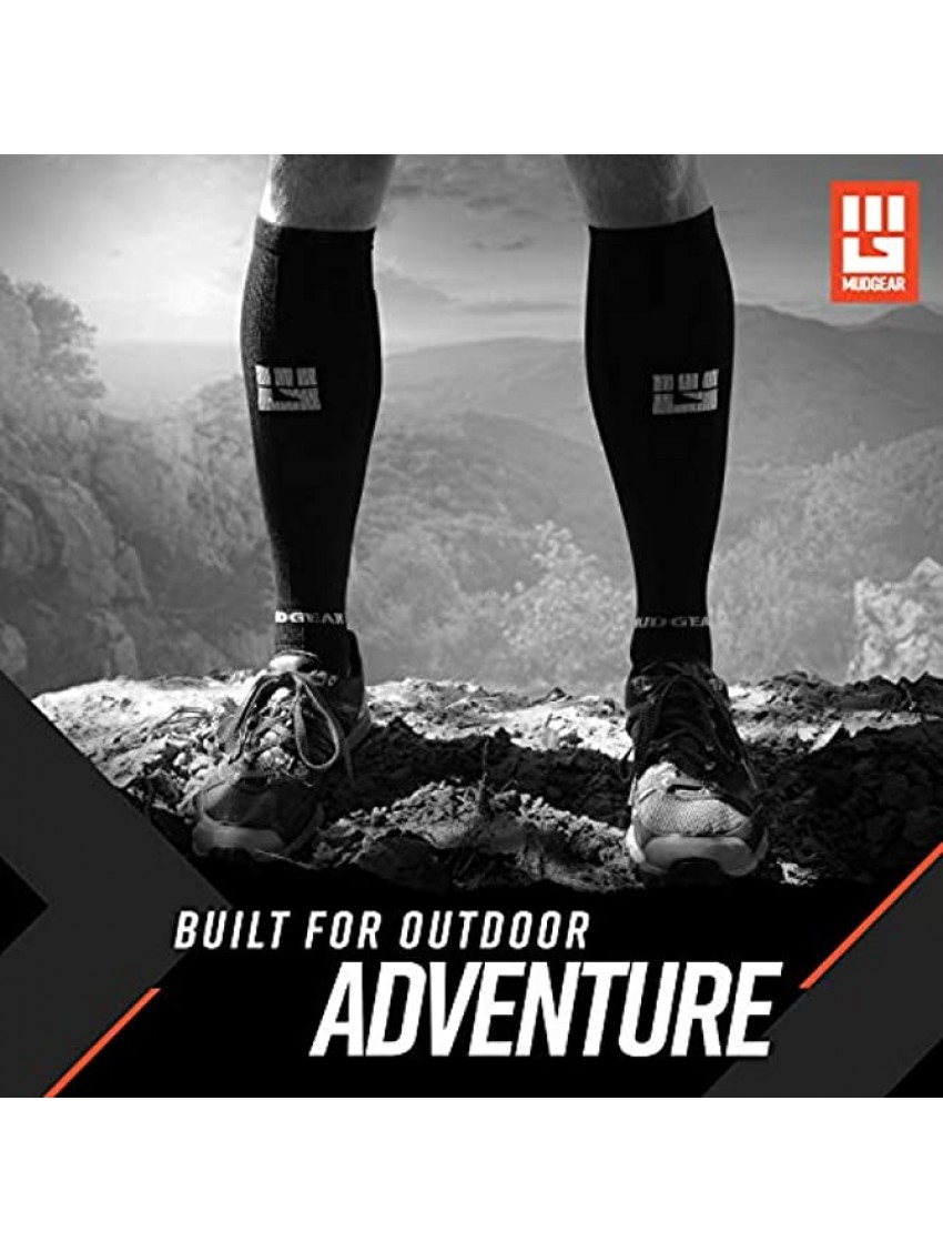 MudGear Premium Compression Socks Run Hike Trail Recovery