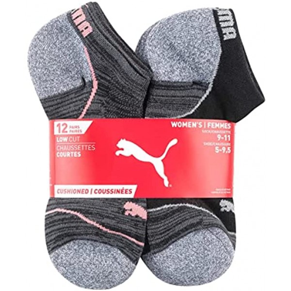 Puma Women's Low Cut Cushioned Socks