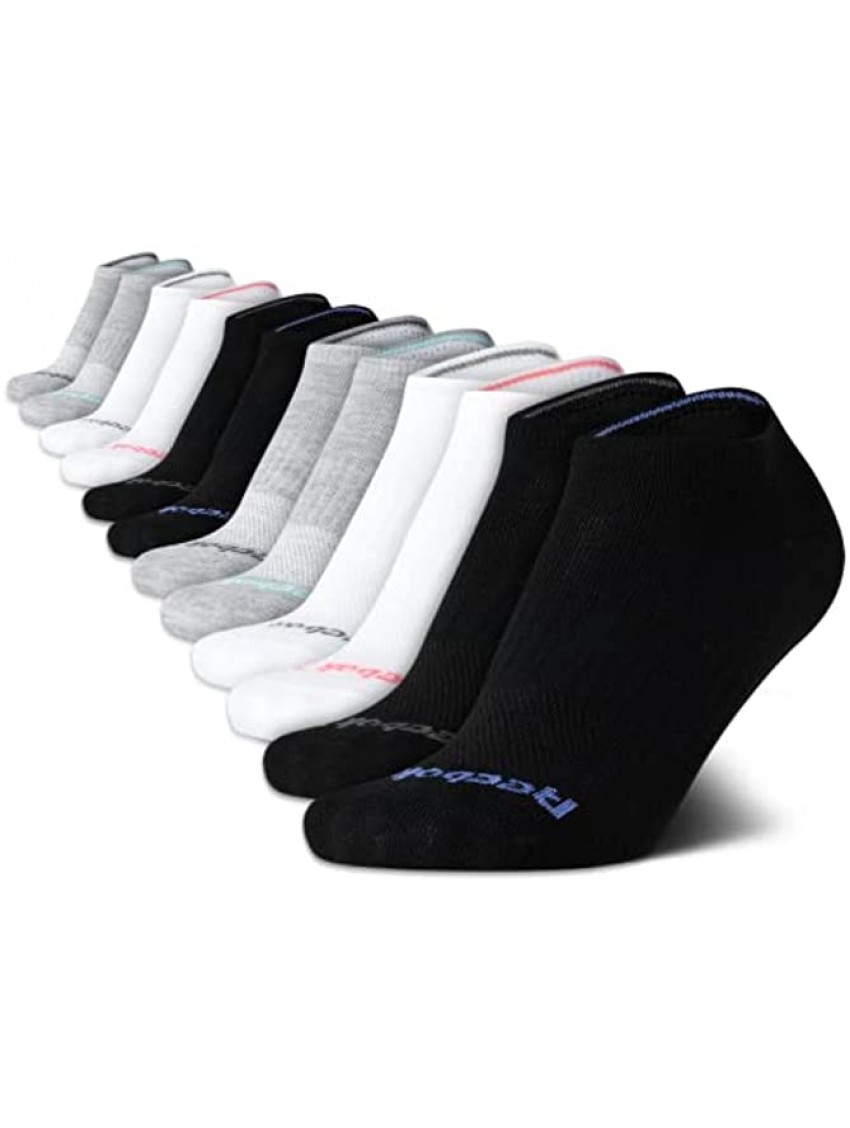 Reebok Women’s Athletic Socks – Performance Low Cut Socks 12 Pack