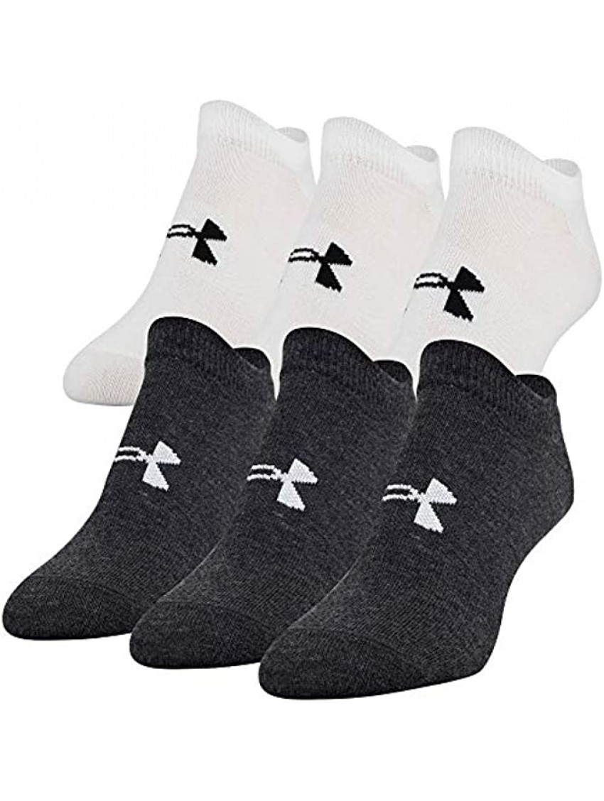 Under Armour womens Essential 2.0 No Show Socks 6-pairs Discontinued