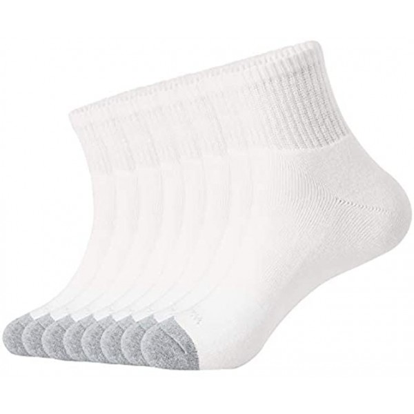 WANDER Women's Athletic Ankle Socks 8 Pairs Thick Low Cut Socks Cushion Running Socks for Women Sport Cotton Socks 6-9 10-13