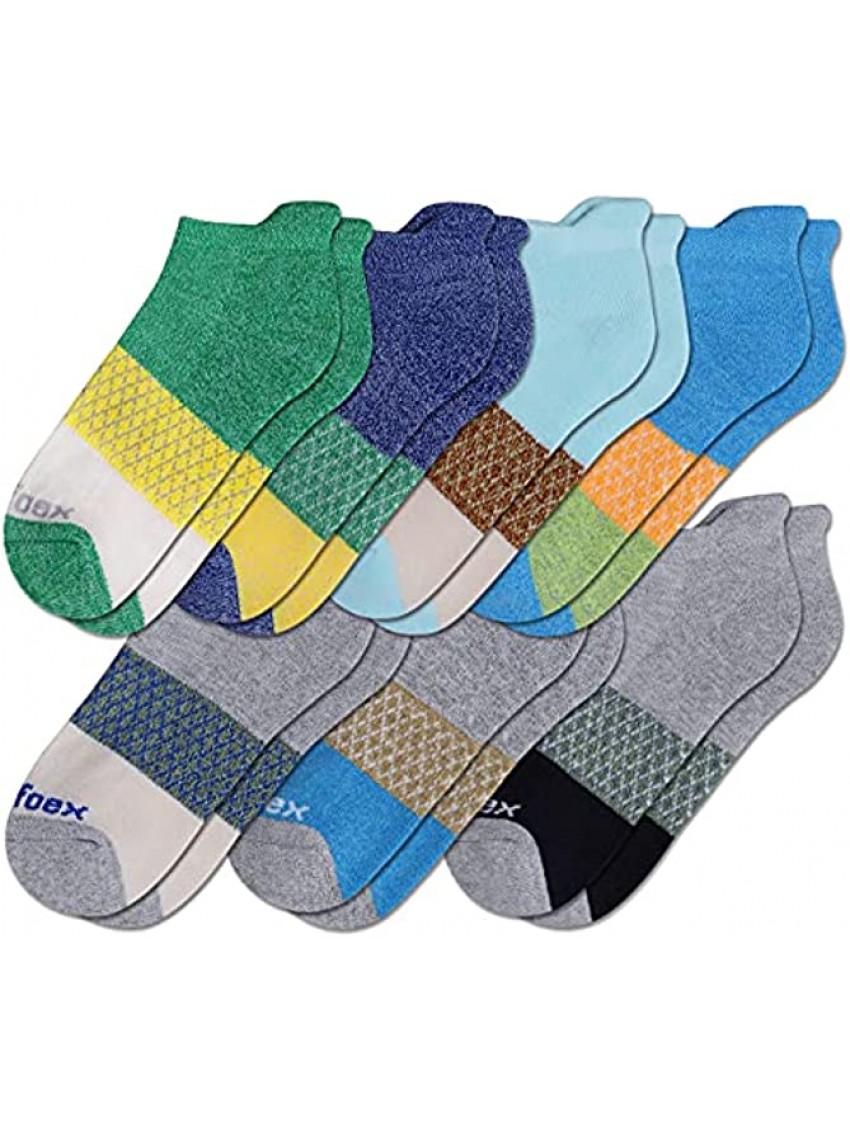 Womens Ankle Socks 7-Pack Cushioned Athletic Running Socks with Tab