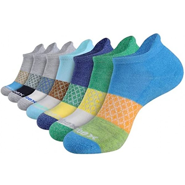 Womens Ankle Socks 7-Pack Cushioned Athletic Running Socks with Tab