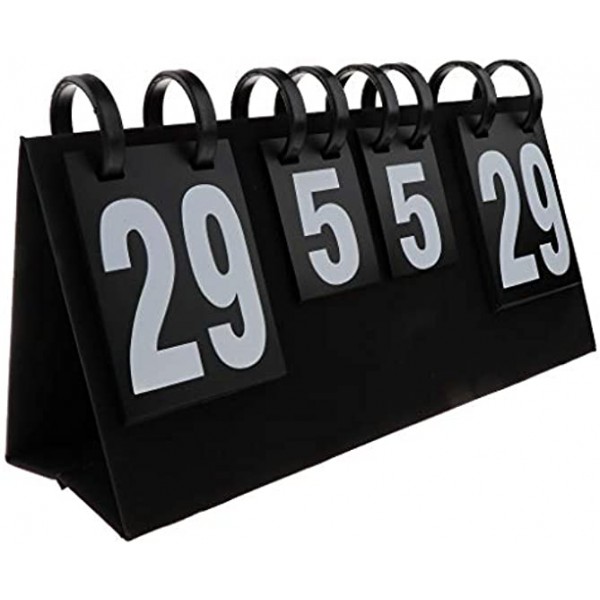Deevoka Waterproof Large 4-Digital Scoreboard Table Top Score Count Board