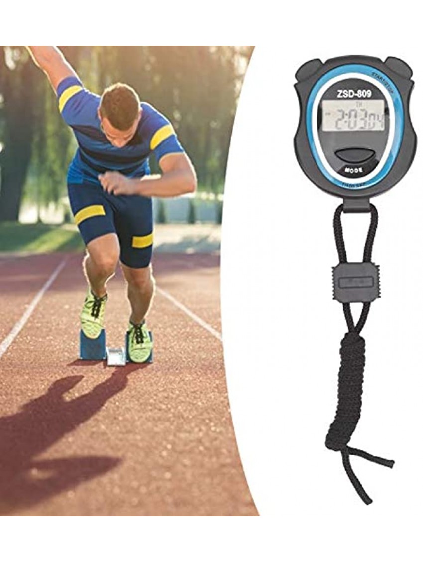 eboxer-1 Electronic Digital Stopwatch Timer Multi-Function Sports Chronograph for Sports Coaches Fitness Coaches and Referees