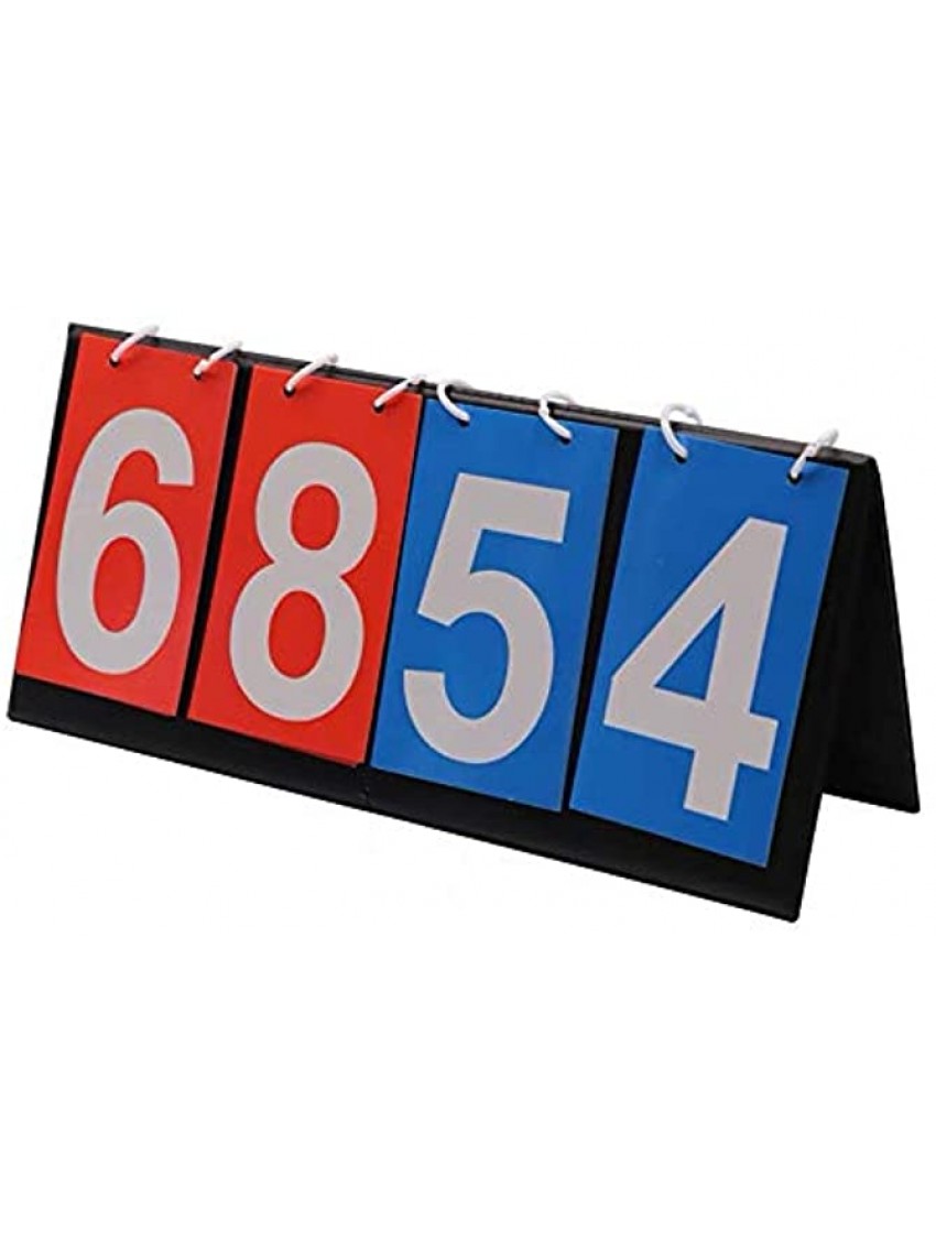 erduoduo Scoreboard，Volleyball Basketball Table Tennis Sports Score Flip Scoreboard4-Digital