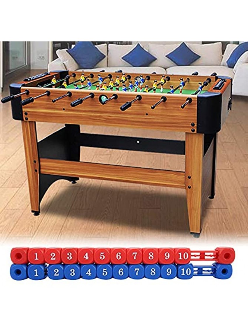 Qiilu Table Soccer Scoreboard Table Football Counter Humanized Design for Sports